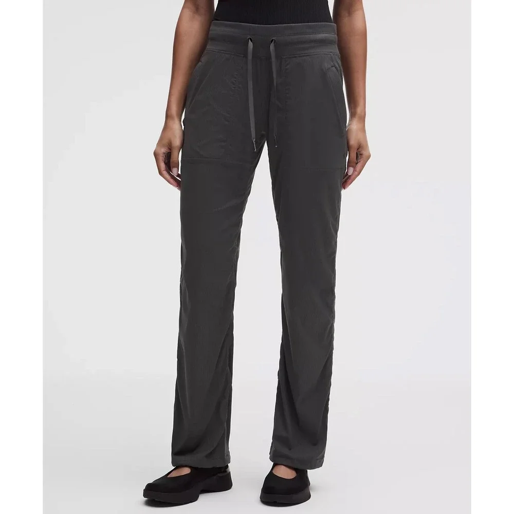 Lululemon Dance Studio Mid-Rise Full Length Pant Graphite Grey Size 10